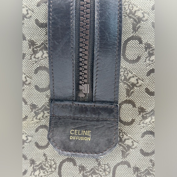 Celine Vintage C Macadam Carriage Boston Handbag EUC - Picture 2 of 16